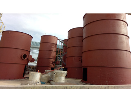 Fabricate and install liquid tanks and strainers